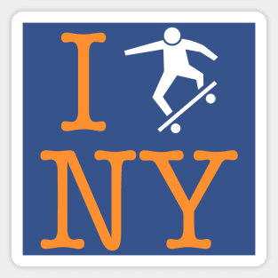 I Skate New York - Skateboarding NYC or Die Magnet